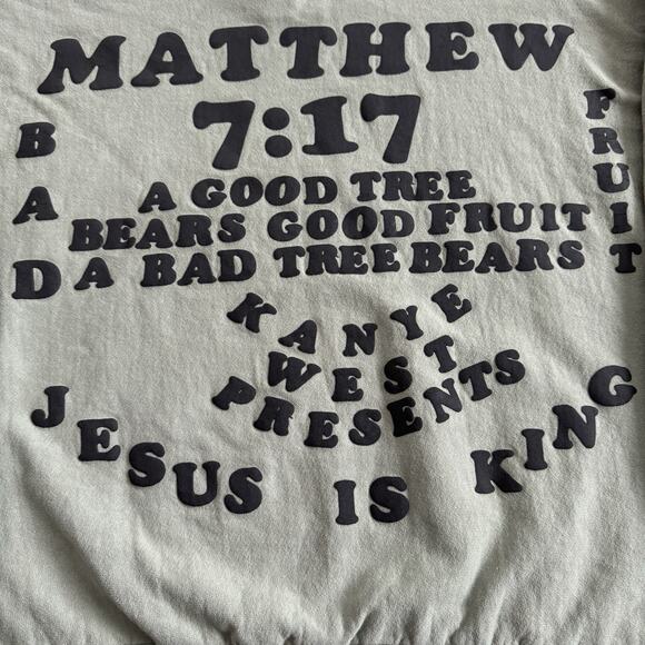 Cactus Plant Flea Market Kanye West Jesus Is King Sweatshirt L Yeezy Sweatshirt - Picture 4 of 9